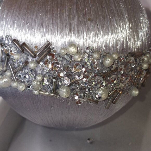 Lux Christmas balls - silver - Picture 9 of 14